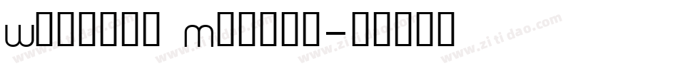 Waxtrax Medium字体转换